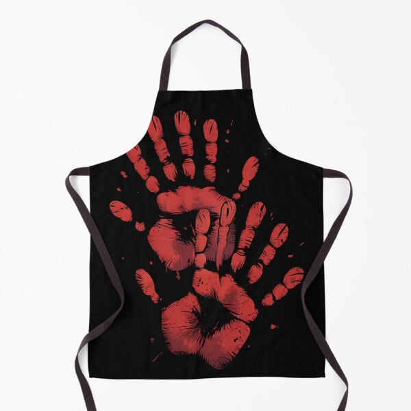 Item preview, Bloody Red Handprints designed and sold by sandrahofer-art.
