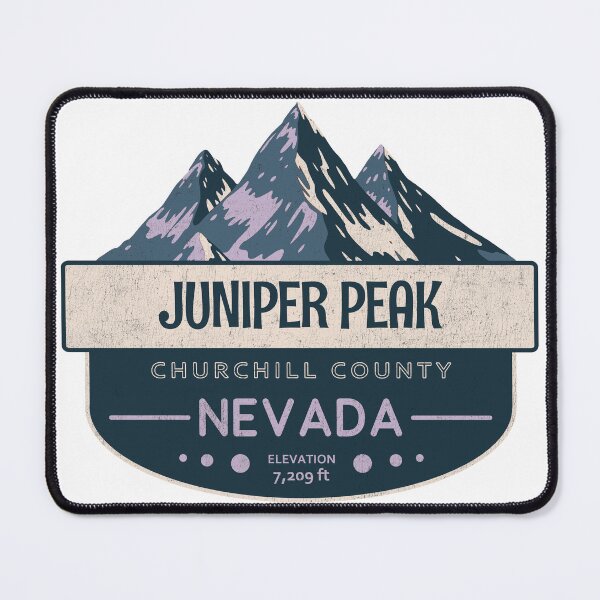 Item preview, Juniper Peak, Churchill County, Nevada, Mountain Design designed and sold by Wanderful-roads.