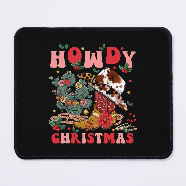 Item preview, Howdy Christmas Rodeo Western Country Cow	 Cow	 Boot 		 designed and sold by ahhlaistuetzl.