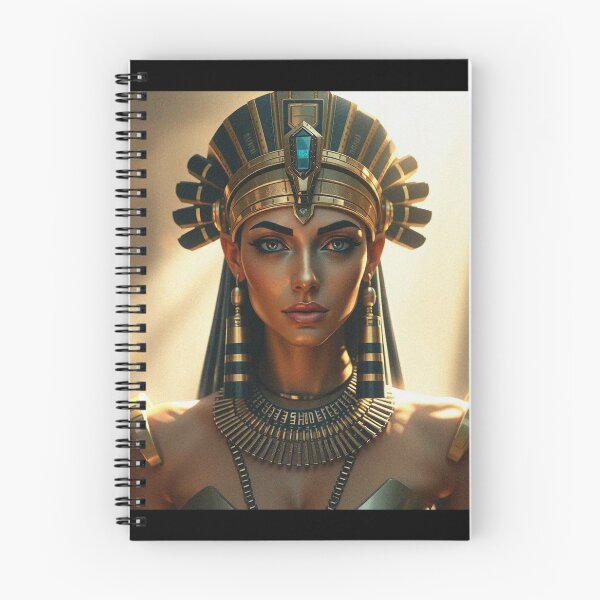 Item preview, Queen of the Nile cool ancient Egyptian inspired portrait art designed and sold by Vintage Designs +.