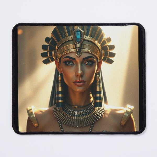 Item preview, Queen of the Nile cool ancient Egyptian inspired portrait art designed and sold by Vintage Designs +.