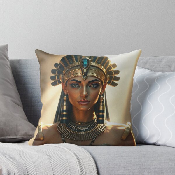 Item preview, Queen of the Nile cool ancient Egyptian inspired portrait art designed and sold by Vintage Designs +.