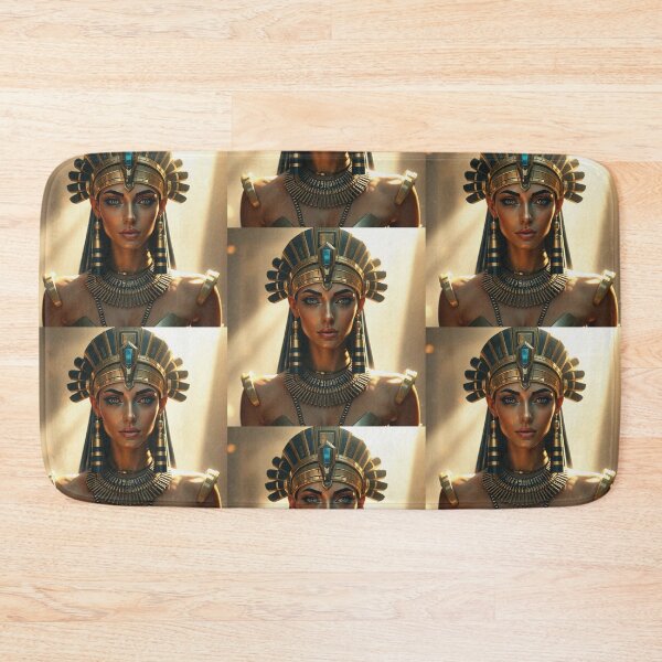 Item preview, Queen of the Nile cool ancient Egyptian inspired portrait art designed and sold by Vintage Designs +.