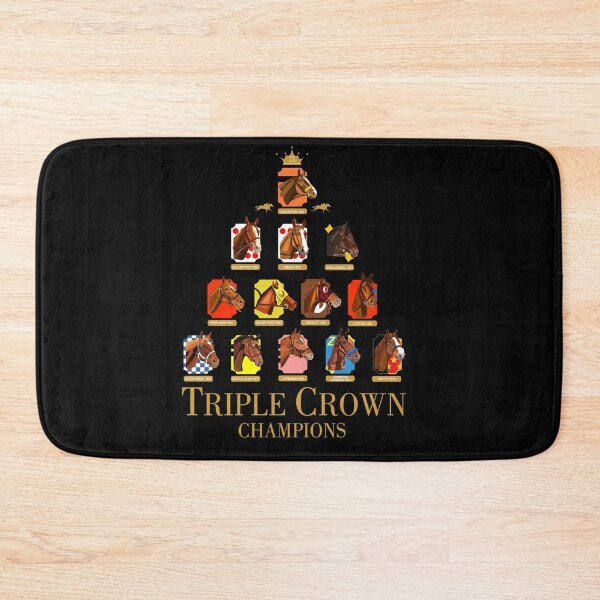 Item preview, Triple Crown Champions Horses | Retro Racing Legend Tribute Poster PNG designed and sold by Joiwns45.