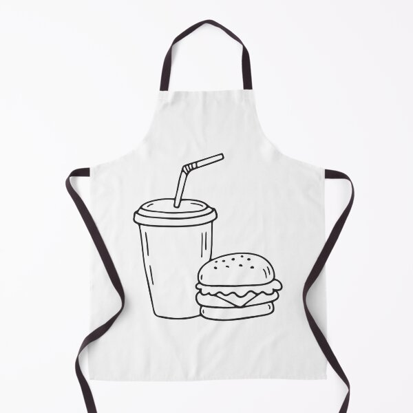 Item preview, A carton drink with bent straw with burger beside designed and sold by rasagamastore.