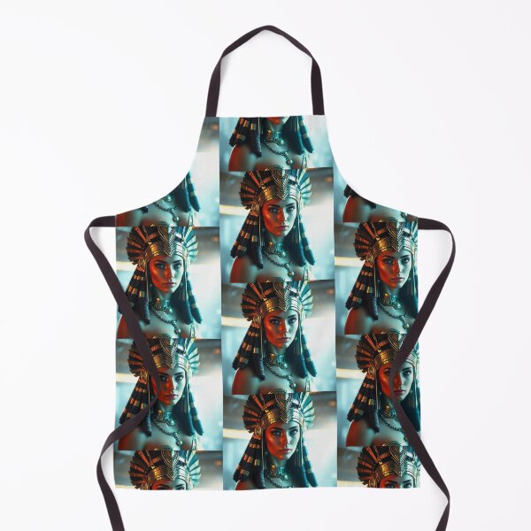 Item preview, Queen of the Nile cool ancient Egyptian inspired portrait art designed and sold by Vintage Designs +.