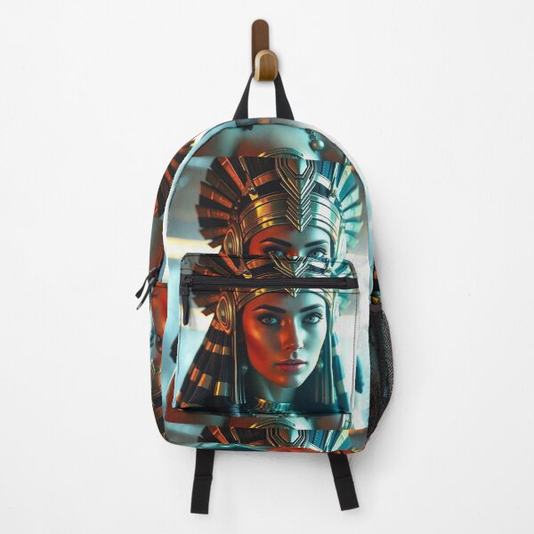 Item preview, Queen of the Nile cool ancient Egyptian inspired portrait art designed and sold by Vintage Designs +.
