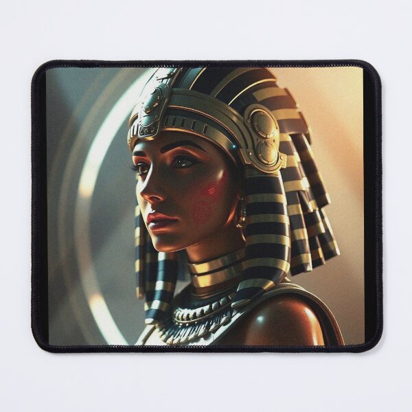 Item preview, Queen of the Nile cool ancient Egyptian inspired portrait art designed and sold by Vintage Designs +.