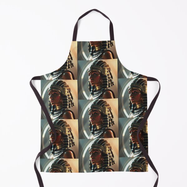 Item preview, Queen of the Nile cool ancient Egyptian inspired portrait art designed and sold by Vintage Designs +.
