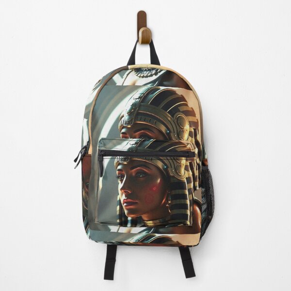 Item preview, Queen of the Nile cool ancient Egyptian inspired portrait art designed and sold by Vintage Designs +.