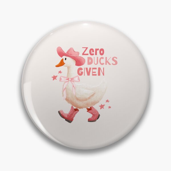 Item preview, Cowboy Duck Zero Fucks Given Illustration designed and sold by Paper Hearteu.