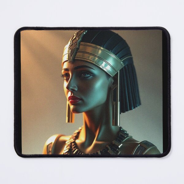 Item preview, Queen of the Nile cool ancient Egyptian inspired portrait art designed and sold by Vintage Designs +.