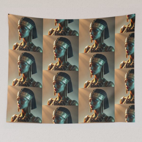 Item preview,  Queen of the Nile cool ancient Egyptian inspired portrait art designed and sold by Vintage Designs +.