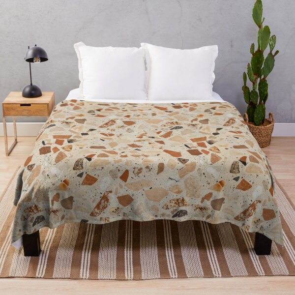Item preview, Warm Earth Tone Terrazzo Stone Pattern designed and sold by QuietBloom80.