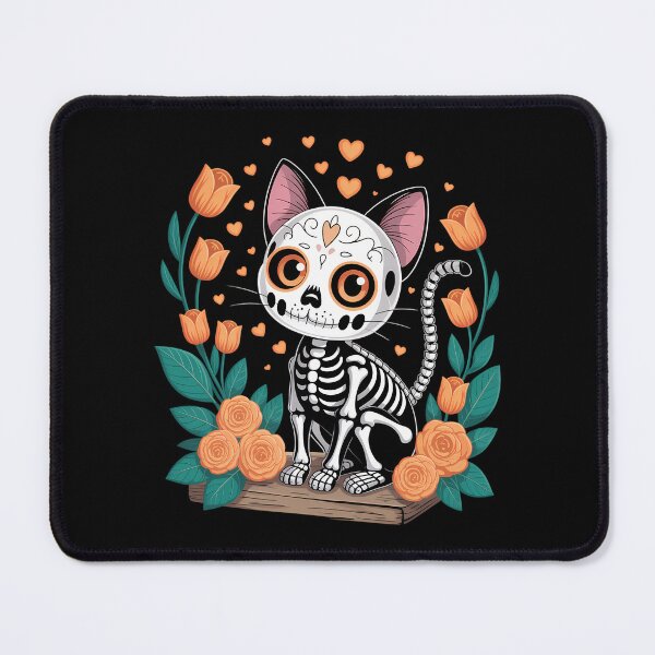 Item preview, Sugar Skull Cat Halloween designed and sold by ValerieRodrigue.
