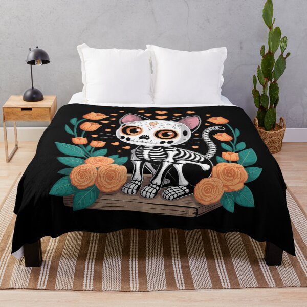Item preview, Sugar Skull Cat Halloween designed and sold by ValerieRodrigue.
