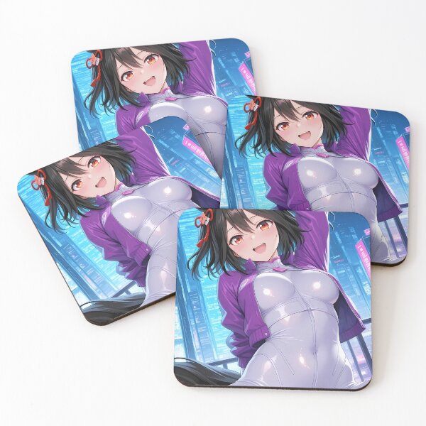 Item preview, Purple Jacket Kitasan Black Uma Musume Pretty Derby Futuristic Waifu Girl designed and sold by Cautenjari.