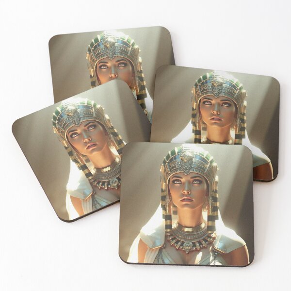 Item preview,  Queen of the Nile cool ancient Egyptian inspired portrait art designed and sold by Vintage Designs +.