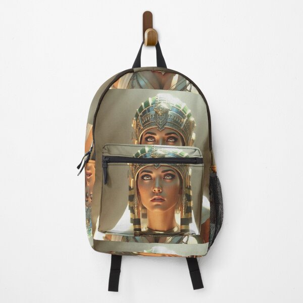 Item preview, Queen of the Nile cool ancient Egyptian inspired portrait art designed and sold by Vintage Designs +.