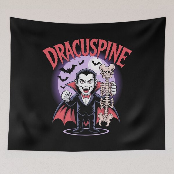 Item preview, DracuSpine Funny Osteopathy Halloween designed and sold by osteopath shop.