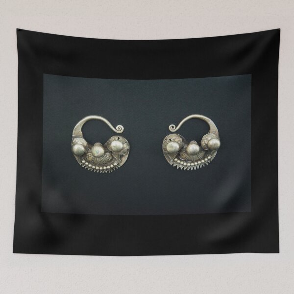 Item preview, Mongolian earrings designed and sold by TessAndre.