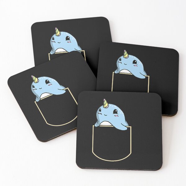 Item preview, Funny Narwhal Chest Bag 	 Unicorn Whale Pocket 		 designed and sold by vereliazizliu.