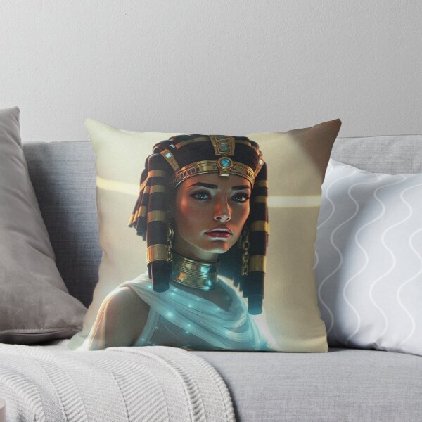 Item preview,   Queen of the Nile cool ancient Egyptian inspired portrait art designed and sold by Vintage Designs +.