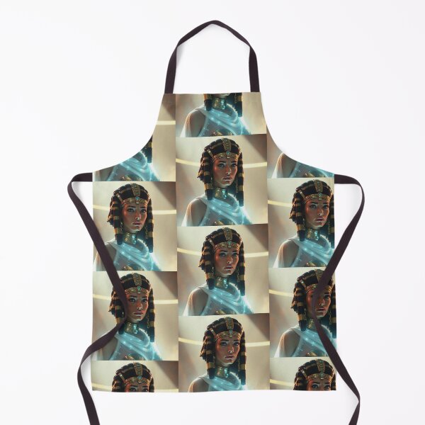 Item preview, Queen of the Nile cool ancient Egyptian inspired portrait art designed and sold by Vintage Designs +.
