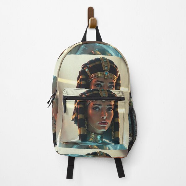 Item preview, Queen of the Nile cool ancient Egyptian inspired portrait art designed and sold by Vintage Designs +.