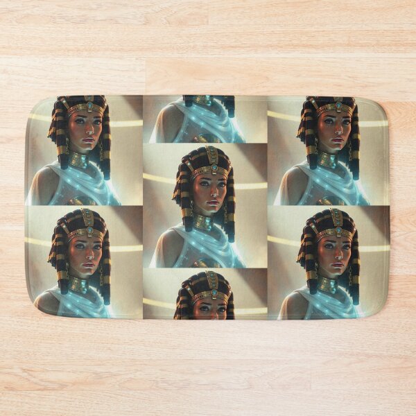 Item preview,   Queen of the Nile cool ancient Egyptian inspired portrait art designed and sold by Vintage Designs +.