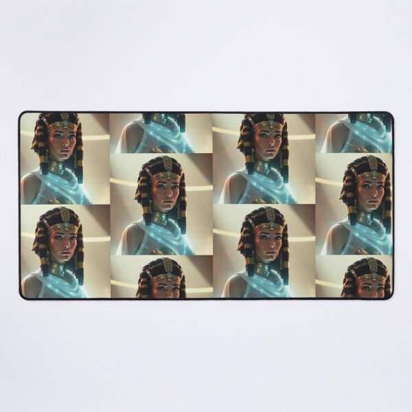 Item preview, Queen of the Nile cool ancient Egyptian inspired portrait art designed and sold by Vintage Designs +.