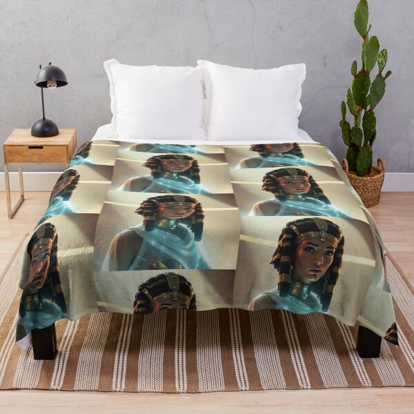 Item preview,   Queen of the Nile cool ancient Egyptian inspired portrait art designed and sold by Vintage Designs +.