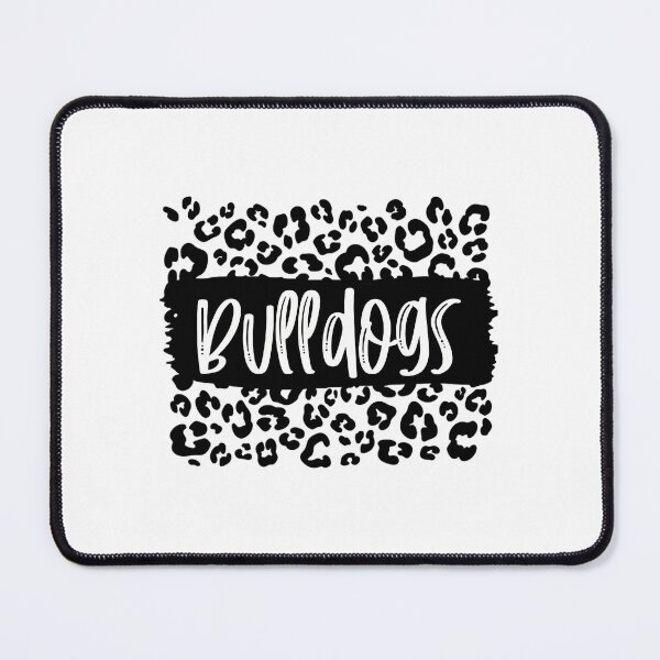 Item preview, Bulldogs Team Mascot School Spirit Game Night Leopard Print designed and sold by wildatrinkoo.