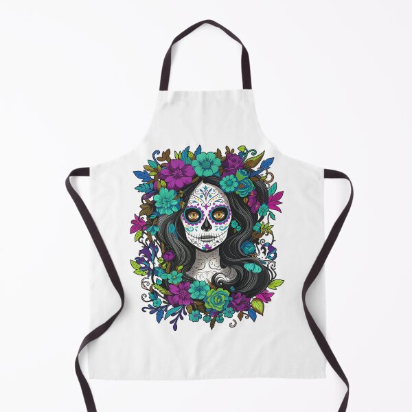 Item preview, La Catrina Skull Fiesta Fun • Dia de Muertos Art designed and sold by Blok45.