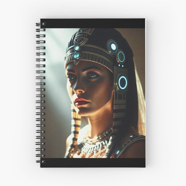 Item preview, Queen of the Nile cool ancient Egyptian inspired portrait art designed and sold by Vintage Designs +.