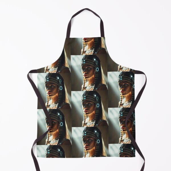 Item preview, Queen of the Nile cool ancient Egyptian inspired portrait art designed and sold by Vintage Designs +.