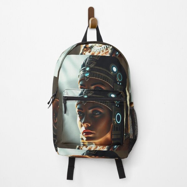 Item preview, Queen of the Nile cool ancient Egyptian inspired portrait art designed and sold by Vintage Designs +.