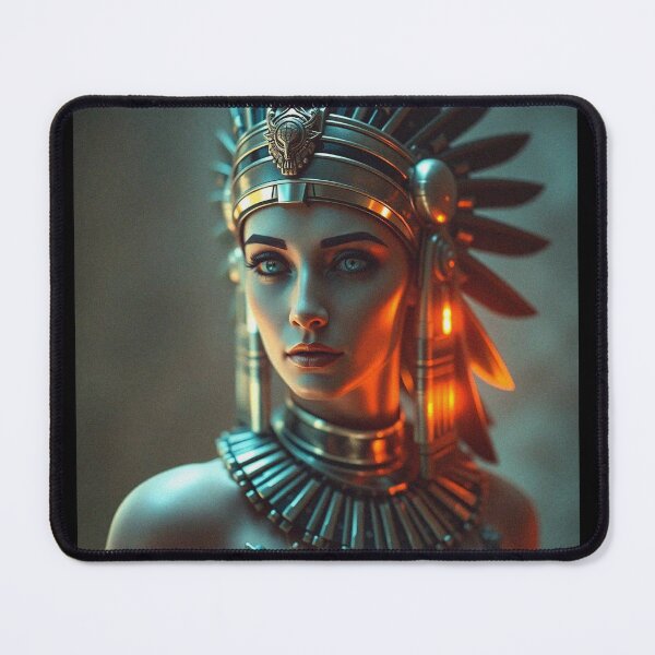 Item preview, Queen of the Nile cool ancient Egyptian inspired portrait art designed and sold by Vintage Designs +.