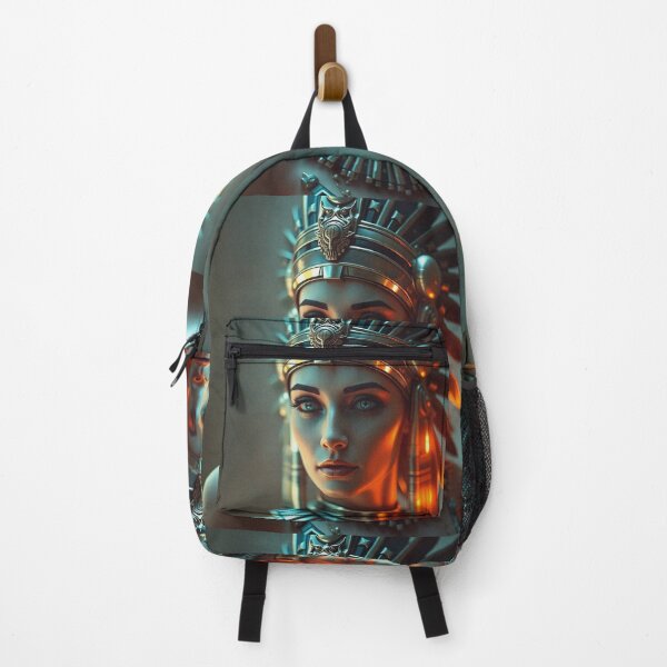 Item preview, Queen of the Nile cool ancient Egyptian inspired portrait art designed and sold by Vintage Designs +.