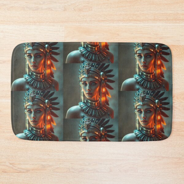 Item preview, Queen of the Nile cool ancient Egyptian inspired portrait art designed and sold by Vintage Designs +.