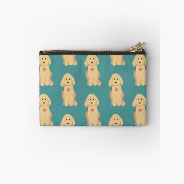 Item preview, Poodle with Love Heart Teal  designed and sold by samitomato.