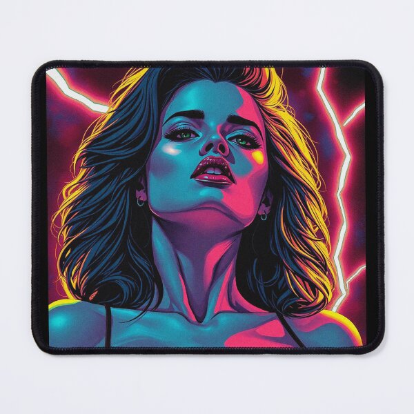 Item preview, Dramatic model illustration beautiful woman pop art designed and sold by Vintage Designs +.