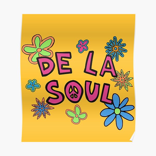 De La Soul Pattern Poster