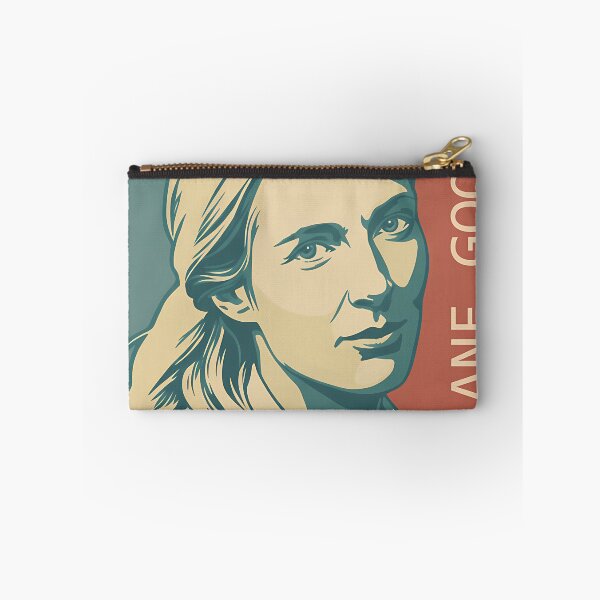 Item preview, Jane Goodall Primatologist Women In Science Portrait Art designed and sold by KristaGreenfe.