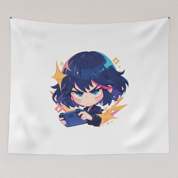 Item preview, Satsuki Kiryuin Kill la Kill Anime Girl Cute Chibi Playing Video Game designed and sold by earlobejerk.