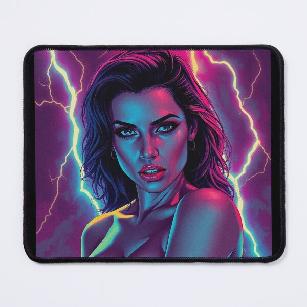 Item preview, Dramatic model illustration beautiful woman pop art designed and sold by Vintage Designs +.