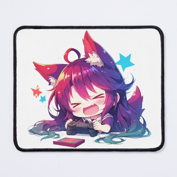 Item preview, Izuna Hatsuse No Game No Life Anime Girl Cute Chibi Playing Video Game designed and sold by earlobejerk.