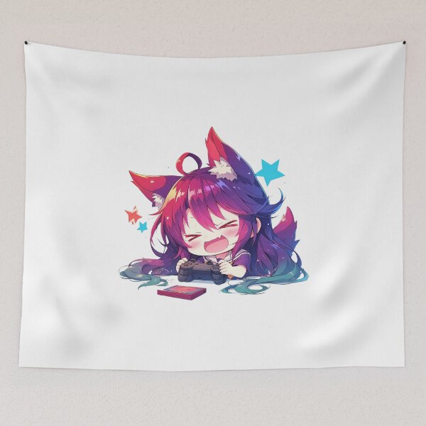 Item preview, Izuna Hatsuse No Game No Life Anime Girl Cute Chibi Playing Video Game designed and sold by earlobejerk.