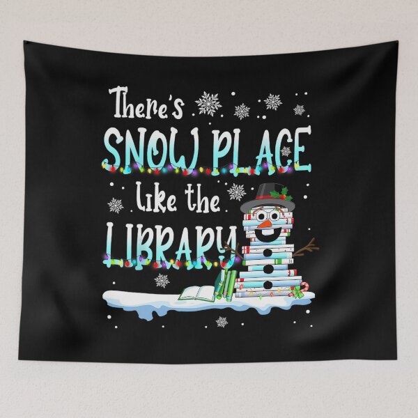 Item preview, Librarian There's Snow Place Like The Library Christmas Snow 		 designed and sold by mezejaxymv.