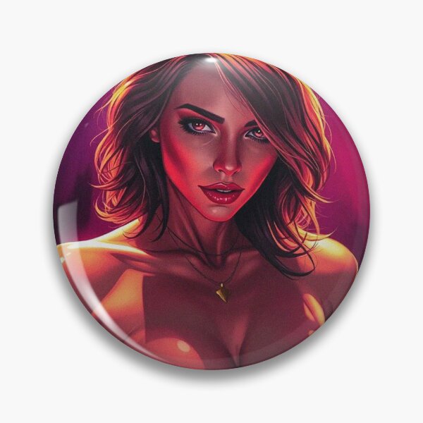 Item preview, Dramatic model illustration beautiful woman pop art designed and sold by Vintage Designs +.